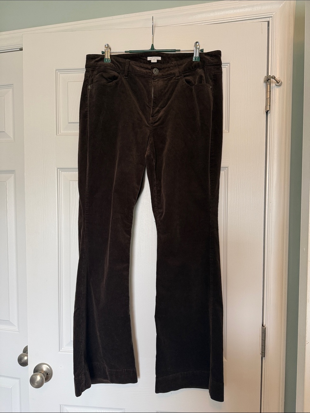 J. Jill Brown Corduroy Flare Pants Size 10 – Y2K Bootcut